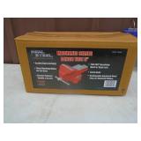 Real Steel 5" mechanics bench vice. New in box. As shown.