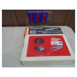 New Workin grease gun & winch acc kit. As shown.
