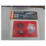 New Workin grease gun & winch acc kit. As shown.