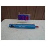 New Hydraulic ram. Approx 20 long. Dual port. As shown.