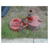 Homelite 3 gas trash pump. Cast iron with spare housing. Tested & works. As shown.
