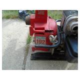 Homelite 5 hp Briggs water pump. Used condition. Tested & works. As shown.