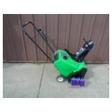 Lawn Boy 320E snow thrower. Electric start. Good condition. Tested & works. As shown.