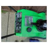 Lawn Boy 320E snow thrower. Electric start. Good condition. Tested & works. As shown.