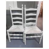 Shabby Chic Drop Leaf Table and Chairs Plus Two extra Chairs Great Condition