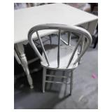 Shabby Chic Drop Leaf Table and Chairs Plus Two extra Chairs Great Condition