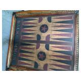 Decorative Metal Backgammon Gameboard Wall Hanging