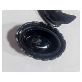 Black Hen on Nest 3.5" Mosser