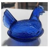 Blue Hen on Nest 4.5"