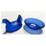 Blue Hen on Nest 4.5"