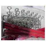 Box of Multiple Screw in Garage Hooks and Peg Board Hooks with magnets, Baskets and Shelves for Peg Board