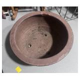 Two 6"X30" Window Planters and One 18" Round Pottery Planter