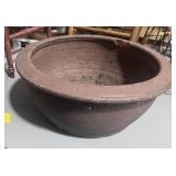 Two 6"X30" Window Planters and One 18" Round Pottery Planter