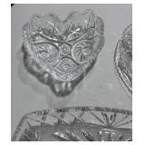 Three Cut Glass Pieces