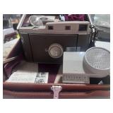 Vintage Polaroid Land Camera The 800 Model w/Leather Case, Accessories and Wink-Light