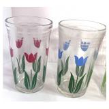 Set of 4 Hazel Atlas Swanky Swig Juice Glasses