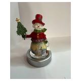 NIB Snowman with Lighted Stand