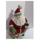 Fitz and Floyd Santa Cookie Jar Chip on Rim