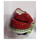 Fitz and Floyd Santa Cookie Jar Chip on Rim