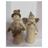 Pair of Dee Foust for Bethany Lowe Music Themed Vintage Style Snow People