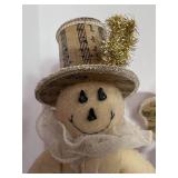 Pair of Dee Foust for Bethany Lowe Music Themed Vintage Style Snow People