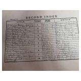 Record Album Book with 10-78rpm Records: Mel Torme, Margaret Whiting, Vaugh Moore and others