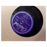 Record Album Book with 10-78rpm Records: Mel Torme, Margaret Whiting, Vaugh Moore and others