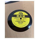 Record Album Book with 7-78rpm Records:Frank Petty, Perry Como and other