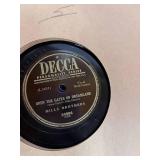 Record Album Book with 7-78rpm Records:Frank Petty, Perry Como and other