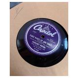 Record Album Book with 7-78rpm Records:Frank Petty, Perry Como and other