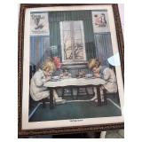 Cream Of Wheat Art Print Saying Grace 11"x15"
