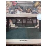 Cream Of Wheat Art Print Saying Grace 11"x15"