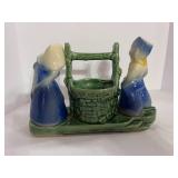 Vintage Shawnee Pottery Wishing Well Planter #710