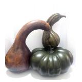3 Large Artificial Gourds