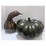 3 Large Artificial Gourds