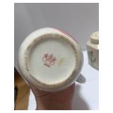 Three Vintage Tea Pots Lustreware and Shaker