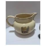 Vintage English Pitcher and Two Vintage Stoneware Pieces