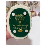 Set of 6 Resin Melodies Country Fair Collection Carousel Horses