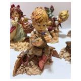 Set of 6 resin Whittle Nursery Rhymes Figurines