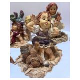 Set of 6 resin Whittle Nursery Rhymes Figurines