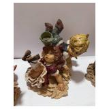 Set of 6 resin Whittle Nursery Rhymes Figurines