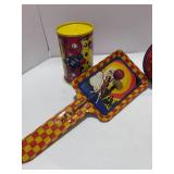 Four Vintage Metal Noise Makers