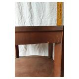 Antique Wooden End Table