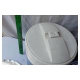 Igloo Beverage Cooler and Oster Blender with Kitchen Accessories including Lid, Rack, and Shakers