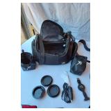 Canon EOS Digital Camera Kit including 75-300mm Lens and 18-55mm EF-S lens(autofocus does not work), Tripod, and Accessories