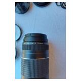 Canon EOS Digital Camera Kit including 75-300mm Lens and 18-55mm EF-S lens(autofocus does not work), Tripod, and Accessories