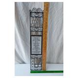 Framed Art and Wall Decorations including Cross-Stitch Angel, Window Frame, and Inspirational Pieces