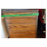 Wooden Storage Cabinet with Hinged Lid