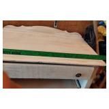 White Wooden Vintage Dresser Missing All but Top Drawer - 42" tall, 31" wide, 17 1/2" Deep