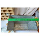 Wooden Birdhouse, Metal Tray, and Garden Box with Accessories